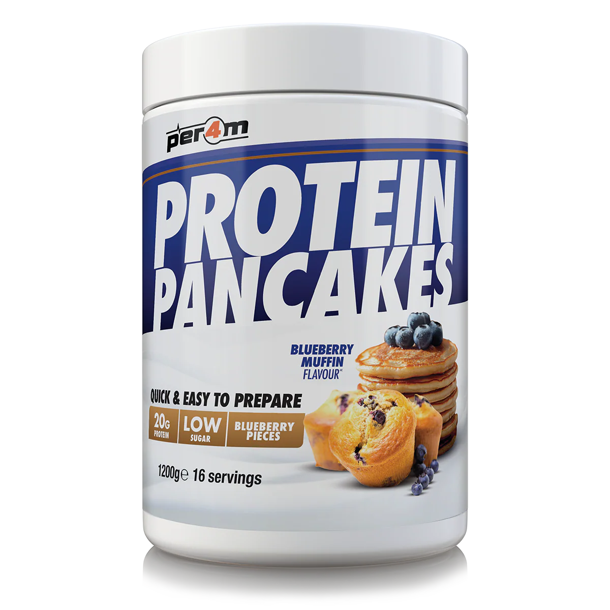 Protein Pancakes Blueberry Muffin