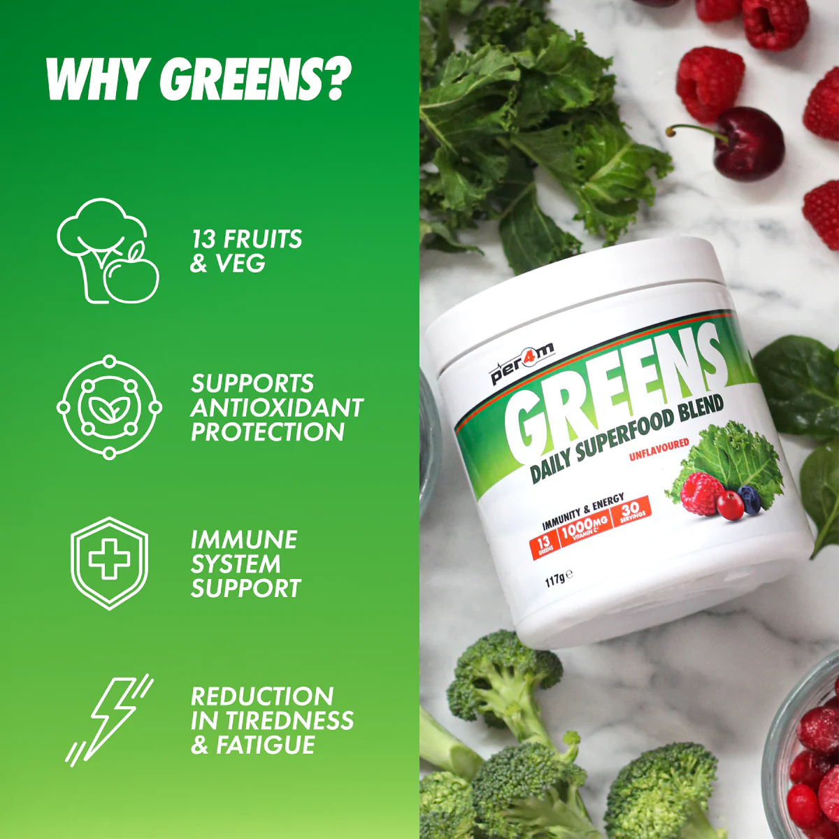 Greens Raspberry Cherry - Image 3