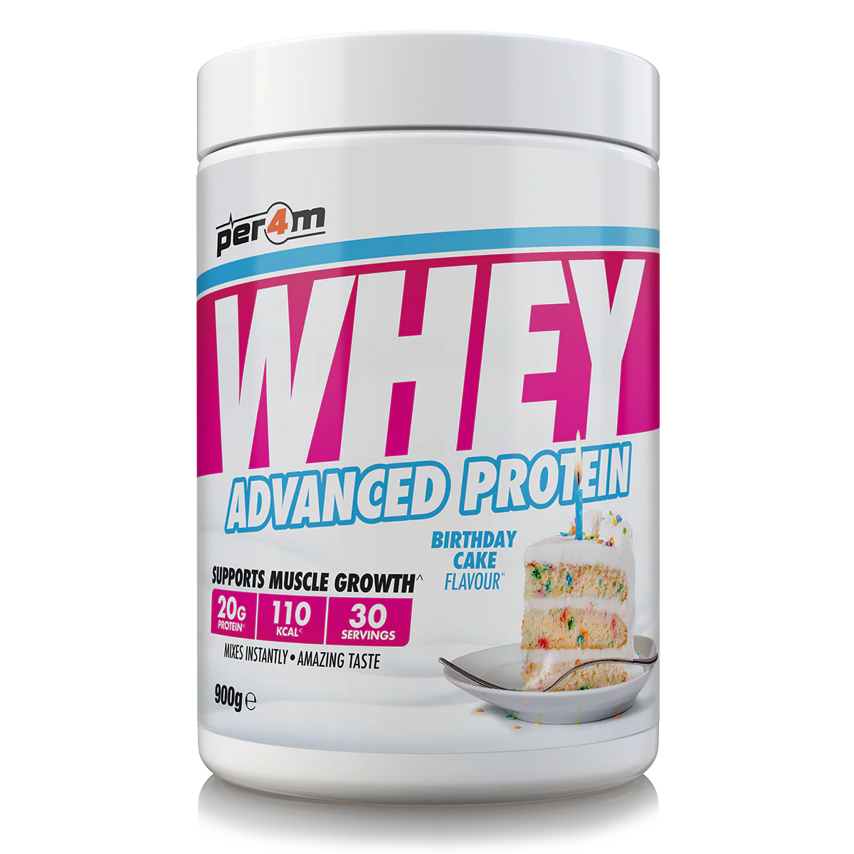 Whey Protein Birthday Cake