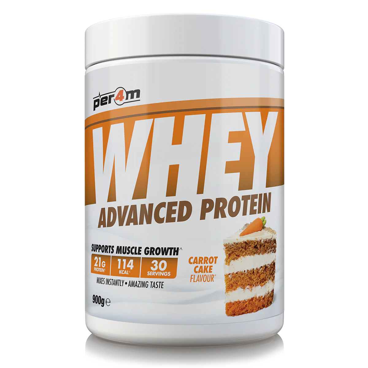 Whey Protein Carrot Cake