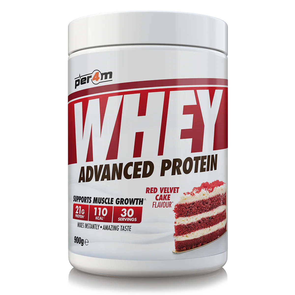 Whey Protein Red Velvet Cake