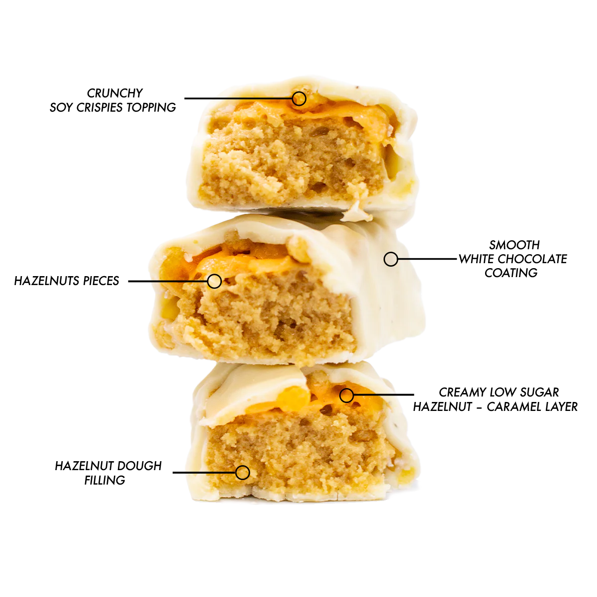 Protein Bars White Chocolate Hazelnut - Image 3