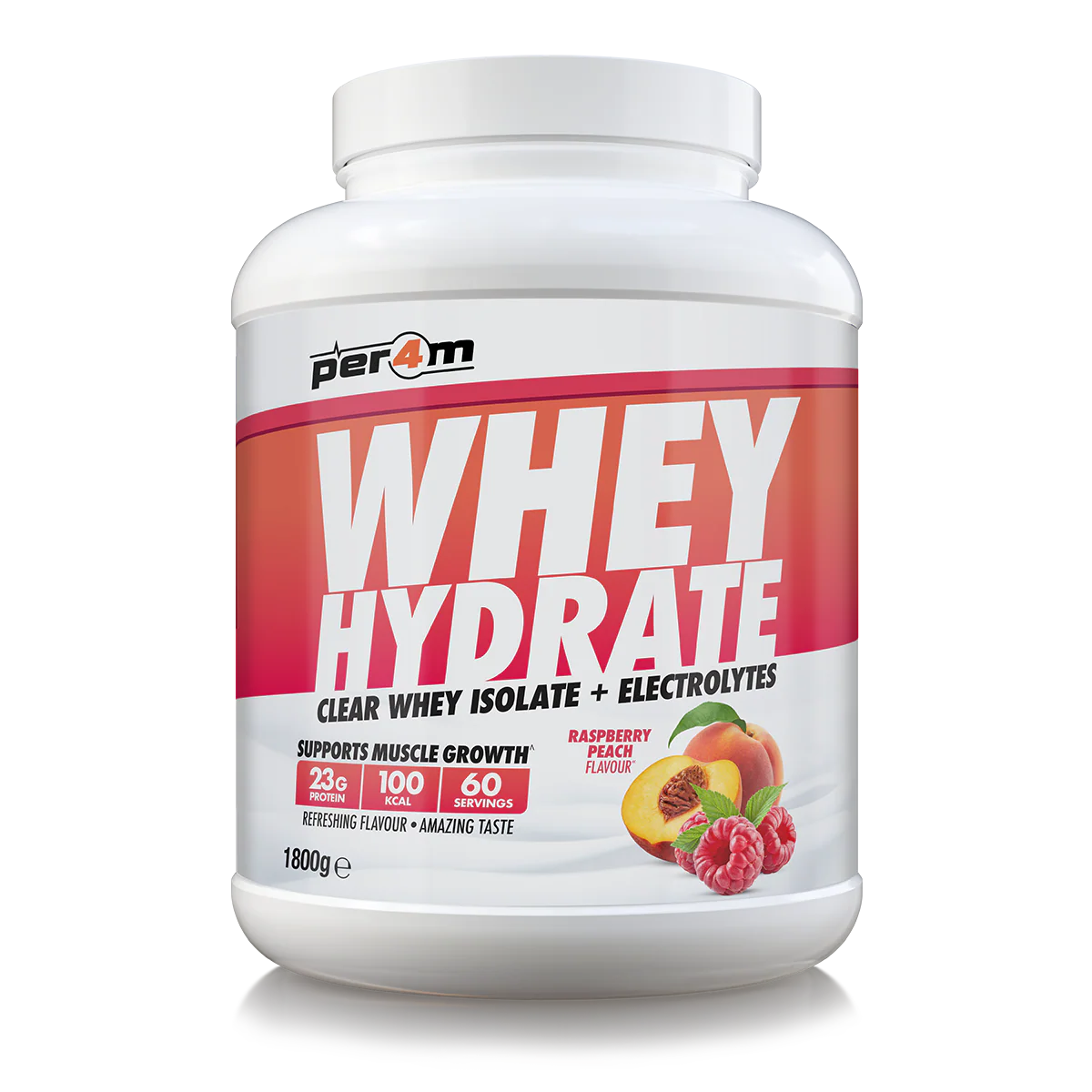 Clear Whey Hydrate Raspberry Peach - Image 3