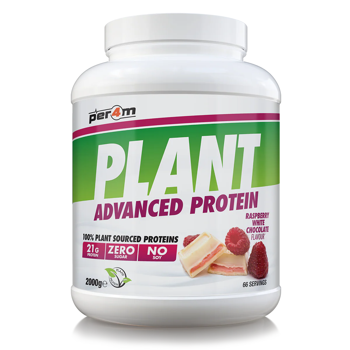 Plant Protein Raspberry White Chocolate - Image 2